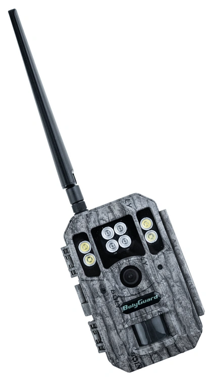 Smartfon odbierający przez 4G LTE zdjęcie z dyskretnej obserwacji w aplikacji Molnus