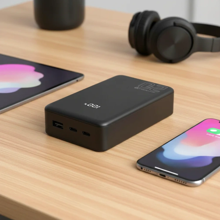 Powerbank everActive Energy Bank EB-22QB 20000 mAh na biurku