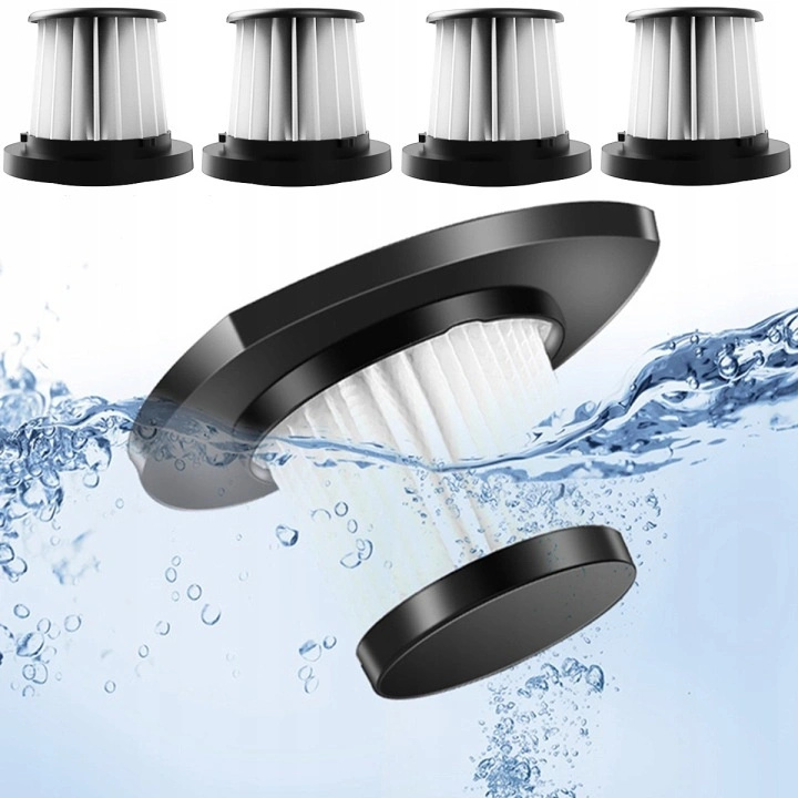 Zestaw akcesoriów odkurzających do dmuchawy MBG line JetPower J01 PRO — 4 filtry HEPA + szczotka