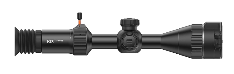 Urządzenie RIX LEAP L3R V2 - render urządzenia z widokiem od tyłu, przyciski oraz wizjer