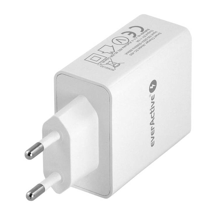 Ładowarka sieciowa everActive SC-400 4xUSB 5A