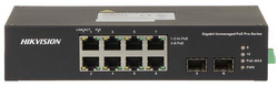 Switch POE DS-3T0510HP-E/HS 8-PORTOWY SFP Hikvision