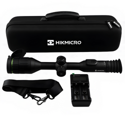 Celownik noktowizyjny HIKMICRO Alpex A50EL 4K LRF z iluminatorem X-Hog Pro na polowanie nocne