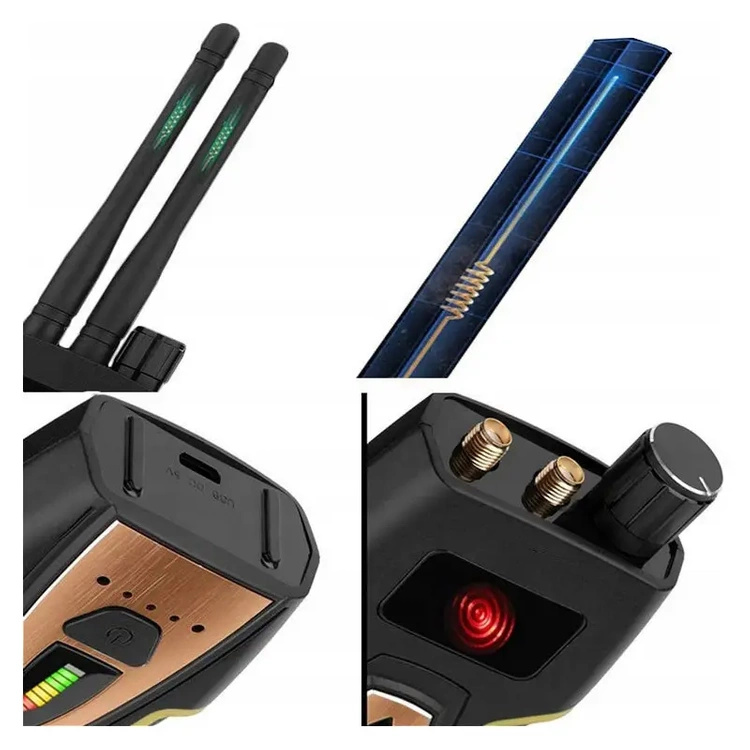 Profesjonalny Wykrywacz Lokalizatorów, Kamer i Podsłuchów MK8000 – Zaawansowany Detektor 3w1