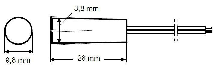 Kontaktron cylindryczny K-2-2E Satel