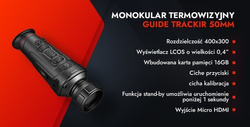 Termowizor obserwacyjny GUIDE TrackIR 50mm