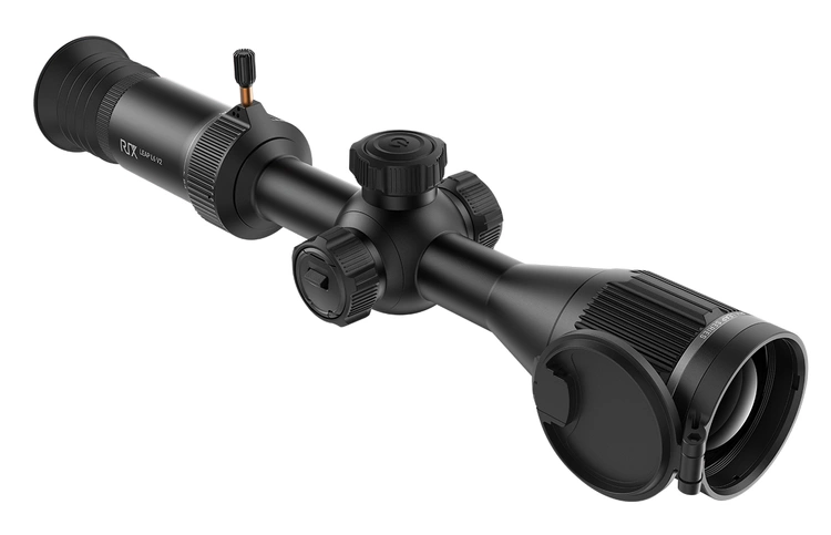 Urządzenie RIX LEAP L6 V2 - render urządzenia z widokiem od tyłu, przyciski oraz wizjer