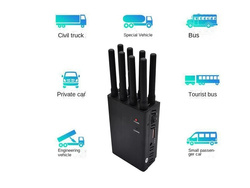 Profesjonalny zagłuszacz Jammer 2G 3G 4G 5G 5,8G WIFI VHF UHF GSM LTE 10 anten 12W