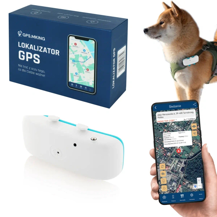 Lokalizator GPS dla MK032 Psa i Kota Do 5 Dni z Magnesem Wodoodporny IP65