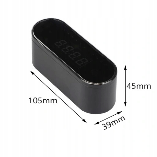 Ukryta kamera w zegarze budzik WiFi Full HD LED