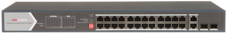 Switch POE DS-3E0528HP-E 24-PORTOWY SFP Hikvision