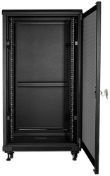 Szafa Rack 18U 19" 600 z siatką R19-18U/600 S6618DP