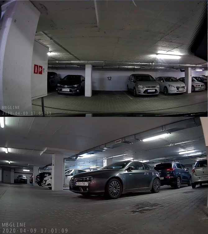 Kamera w lusterku wstecznym 2K HS900PRO SONY + Adapter zasilania dla trybu parkingowego