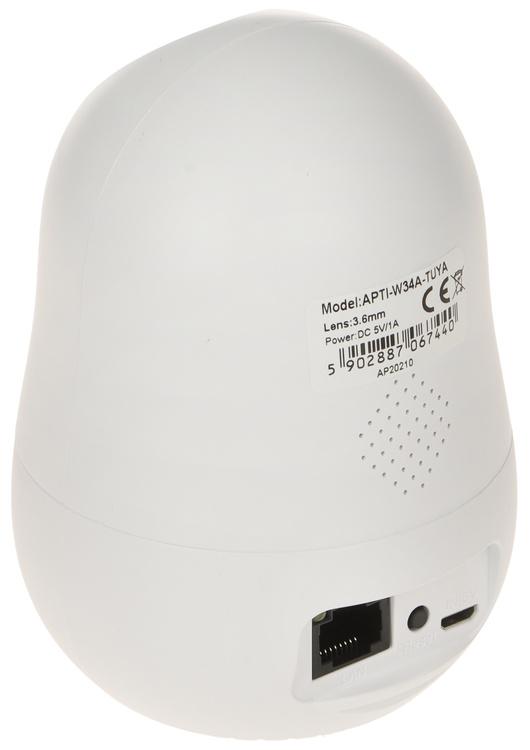 Kamera IP obrotowa wewnętrzna Apti-W34A-Tuya WiFi 3 Mpx 3.6 mm