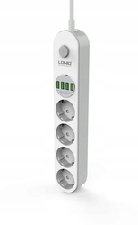 Listwa zasilająca LDNIO SE4432 4 gniazda 4xUSB