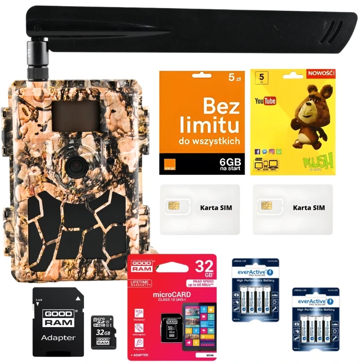 Kompletny zestaw SF5.8CG GPS z bateriami i kartami