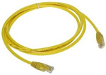 PATCHCORD RJ45/1.8-YELLOW 1.8 m