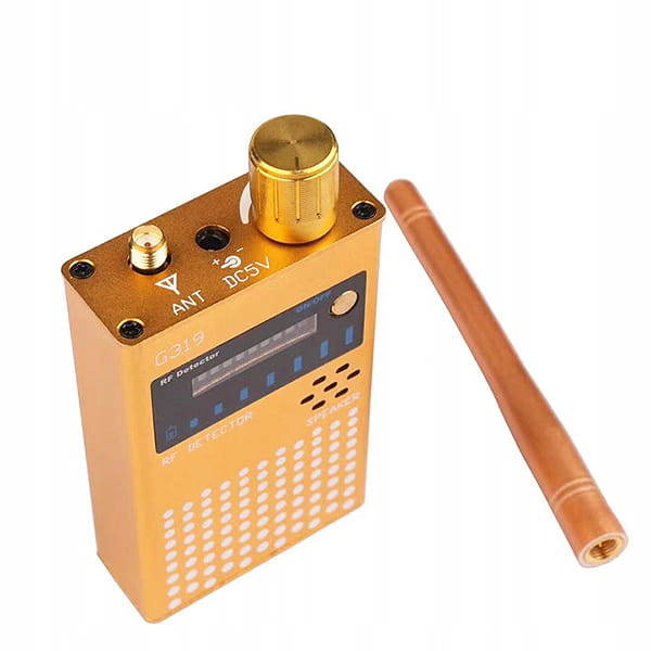 Wykrywacz podsłuchów, kamer WiFi i lokalizatorów GPS WYK-302 Złoty kolor