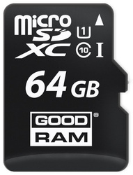 Karta pamięci SD GoodRam UHS1 CL10 64GB + adapter