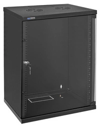 WSH5415/B - szafa Rack 19'' 15U 400mm wisząca SOHO