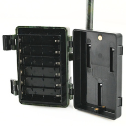 Zestaw  gsm Kamera Dla pszczelarza TOPHUNT H6 Dark Green Panel Solarny 6xAkumulator 18650 Karta SD 32 GB Karta SIM Orange