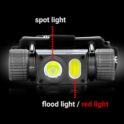 Latarka czołowa akumulatorowa LED everActive HL-2000R Force pro