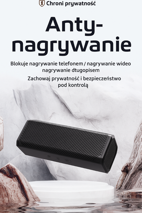 OUTLET Zagłuszacz podsłuchów nagrywania MKF16 szumidło dźwięku OUTLET (PRODUKT BEZ ORYGINALNEGO OPAKOWANIA)