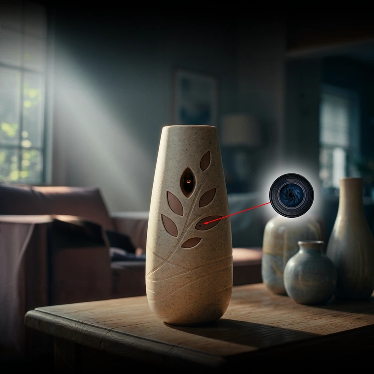 Widok ukrytej kamery WiFi 