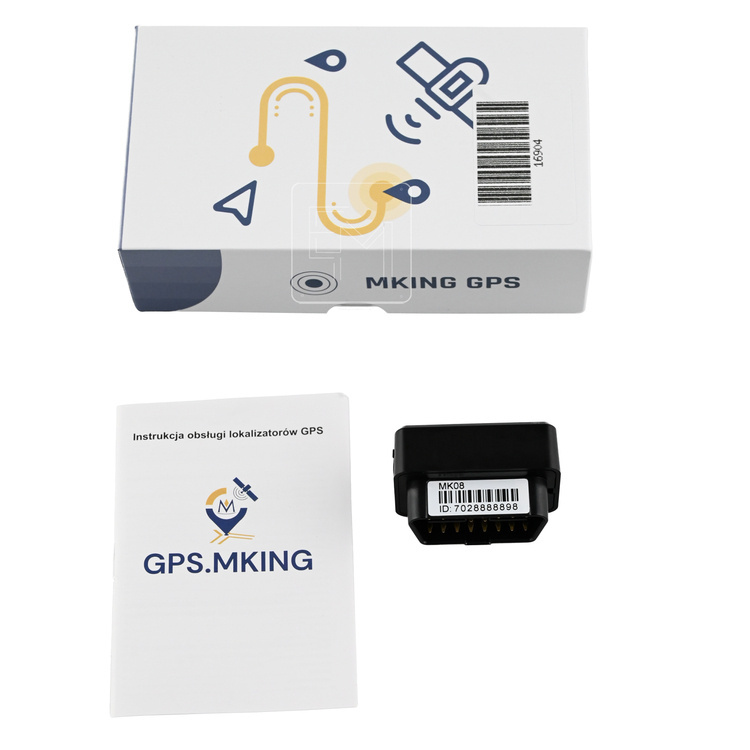 Lokalizator GPS MK08 OBD z Podsłuchem Instalacja w 10 Sekund Plug & Play