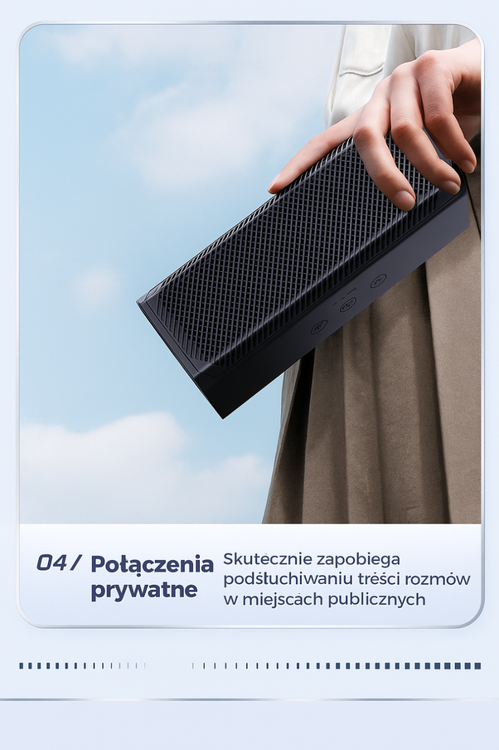 OUTLET Zagłuszacz podsłuchów nagrywania MKF16 szumidło dźwięku OUTLET (PRODUKT BEZ ORYGINALNEGO OPAKOWANIA)