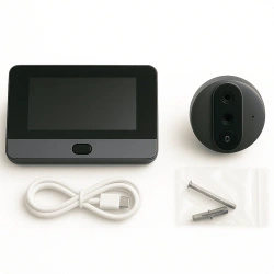 Wizjer elektroniczny judasz z czujnikiem ruchu JDS1 tryb nocny