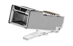 Wtyk RJ45 kat.6 - ekranowany, przelotowy