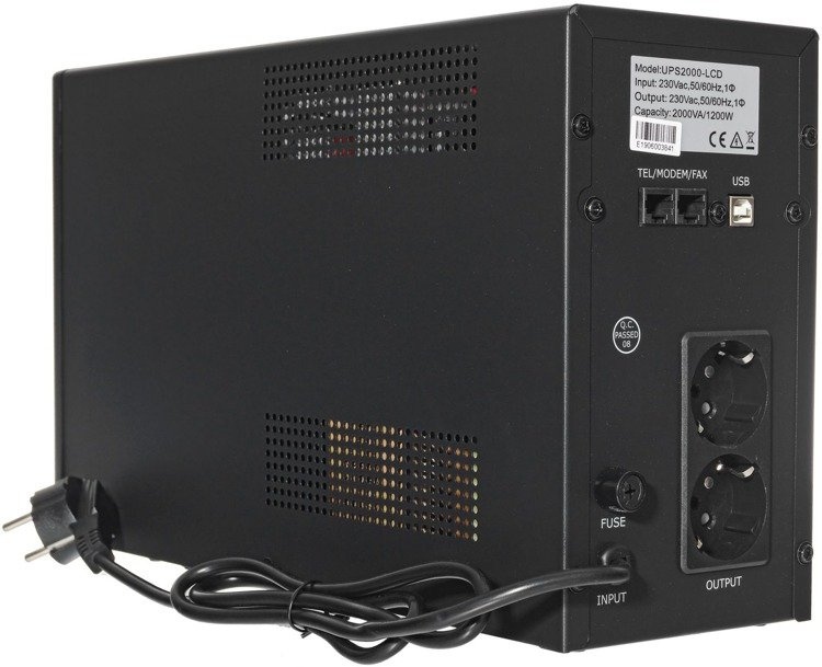 Zasilacz awaryjny UPS2000-T-LI/LCD