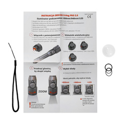 Iluminator laserowy X-hog Pro v2 LED 940/850 nm