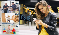 Mini kamera szpiegowska ukryta w zegar budzik WiFi podgląd na żywo