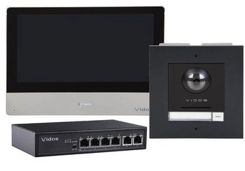 Zestaw Wideodomofonowy IP VIDOS ONE - Stacja S2201 podtynkowa + Monitor M2020