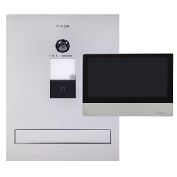 Zestaw Skrzynka na listy z wideodomofonem S2401-SKM + Monitor IP M2020 Vidos One + Switch POE PS42/60