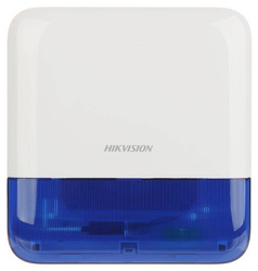 Bezprzewodowy sygnalizator zewnętrzny AX PRO DS-PS1-E-WE/blue Hikvision