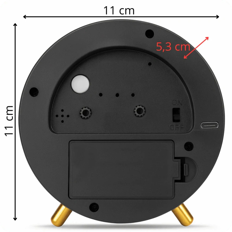 Ukryta mini kamera w budziku z czujnikiem ruchu WiFi GTW217 