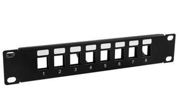 Patch panel 8-portów Keystone