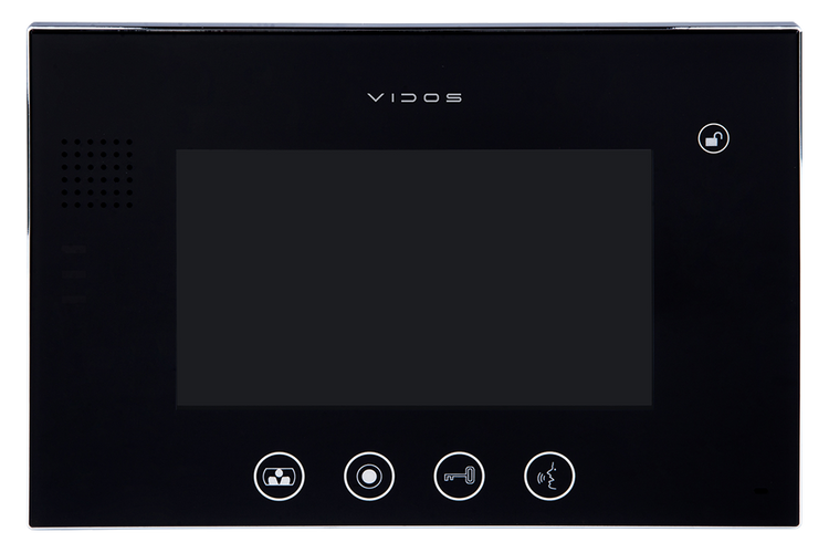 Zestaw Vidos Skrzynka na listy z wideodomofonem S551-SKM + Monitor M670B czarny