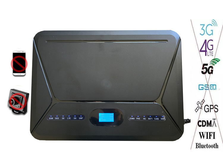 Profesjonalny zagłuszacz 2G 3G 4G 5G 5,8G 2.4G WIFI VHF UHF GSM LTE do sali konferencyjnej