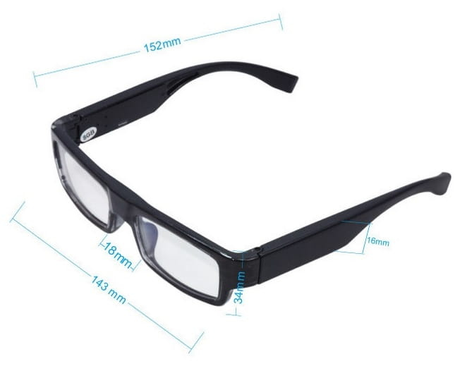 Okulary z ukrytą kamerą szpiegowskie G3000 FHD okulary na spotkanie