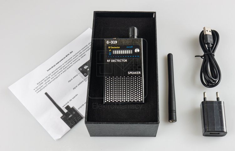 Wykrywacz podsłuchów, kamer WiFi i lokalizatorów GPS WYK-302