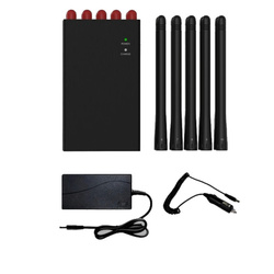 Profesjonalny zagłuszacz Jammer 2G 3G 4G 5G 5,8G WIFI VHF UHF GSM LTE 10 anten 12W