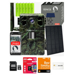 Zestaw kamera leśna fotopułapka TopHunt 2.7K 4G LTE podgląd na żywo Green