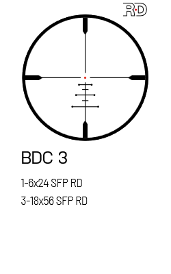 Luneta MeoPro R6  1-6x24 SFP RD - BDC 3