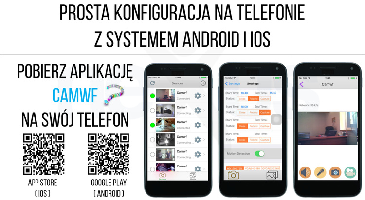 Mini kamera w zegarku szpiegowskim NX70 WIFI HD podgląd na żywo budzik