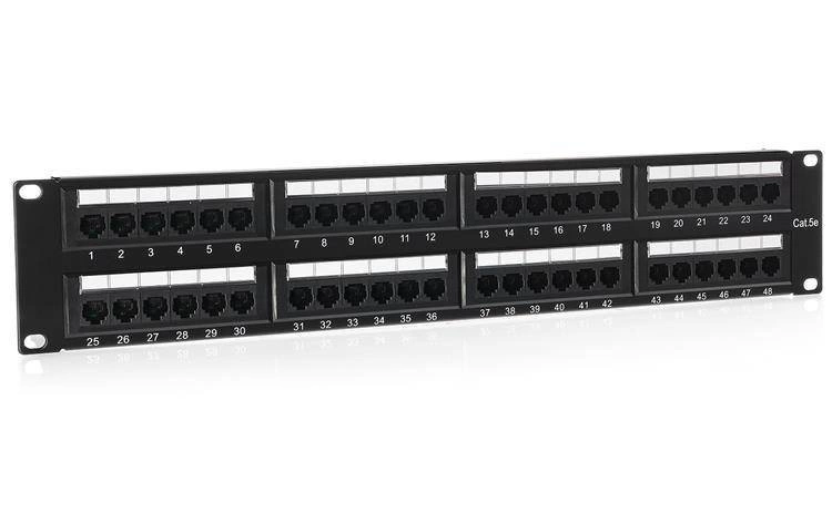 Patch panel 48-portów UTP5e 19" PP48