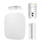 Bezprzewodowy zestaw alarmowy do domu garażu biura StarterKit Cam Biały